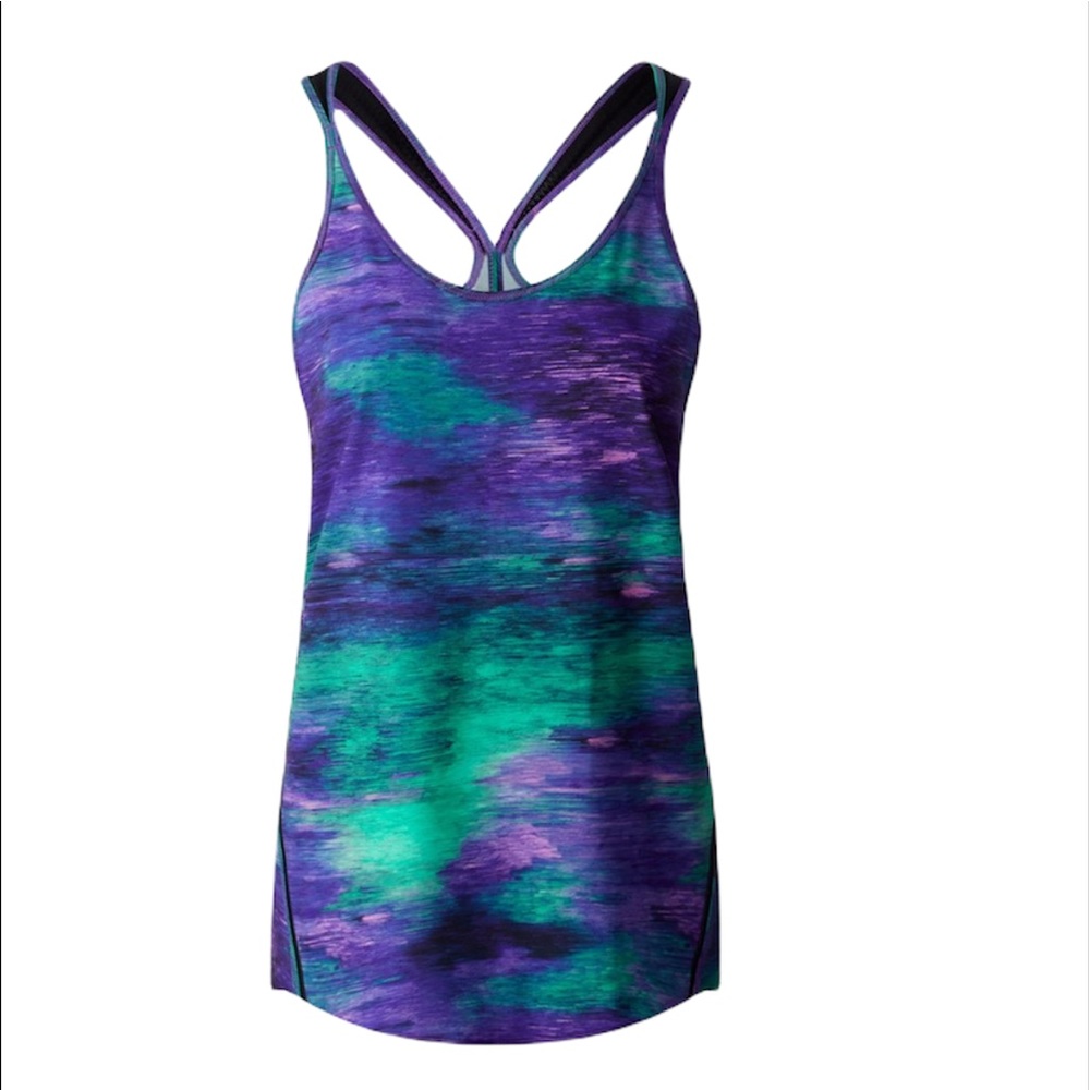 Lululemon Real Quick Singlet Tank Rio Night Top